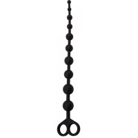 BLACK MONT Anal Rosenkranz Black Mont Beads / Ø bis 2,4 x 30 cm