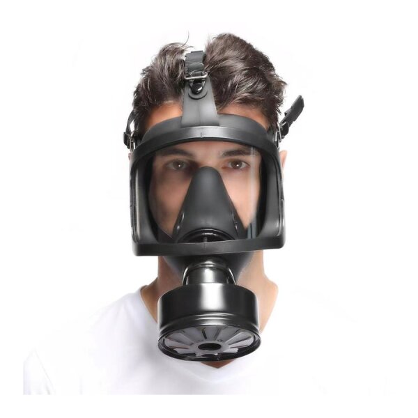 Men Army Gasmaske Full Visu Schwarz