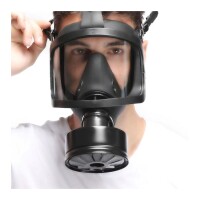 Men Army Gasmaske Full Visu Schwarz