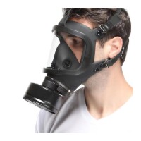 Men Army Gasmaske Full Visu Schwarz