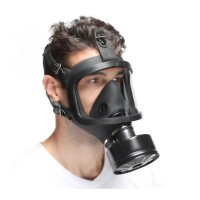 Men Army Gasmaske Full Visu Schwarz