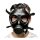 Men Army Gasmaske Komplet Breath Schwarz