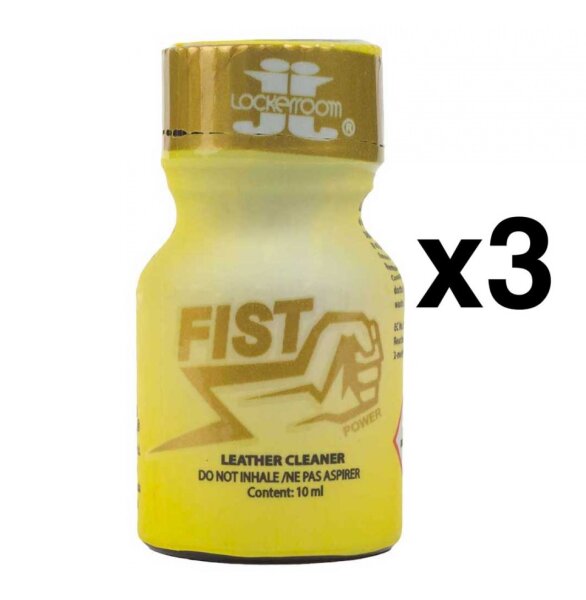 3 x LOCKER ROOM FIST POWER 10 ml (*)