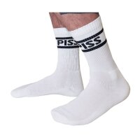 Mister B Weiße Socken Piss Crew Socks...