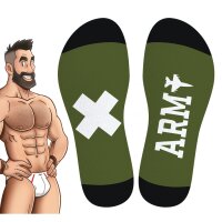 SneakXX Hanky Army High Socks Grün