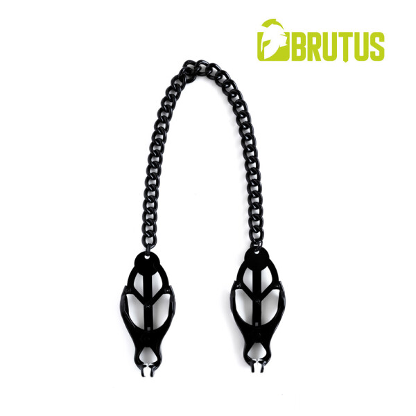 BRUTUS JAPANESE CLOVER Nipple Clamps Black