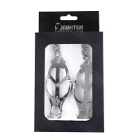 BRUTUS JAPANESE CLOVER Nipple Clamps Silver