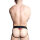 OXJOK FISTERJOCK Rubber Fist Jock Black / Red Größe S