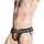 OXJOK POPPERJOCK 3D Rubber Huffer Jock Black / Red Größe S