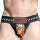 OXJOK POPPERJOCK 3D Rubber Huffer Jock Black / Red Größe M