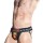 OXJOK POPPERJOCK 3D Rubber Huffer Jock Black / Red Größe M