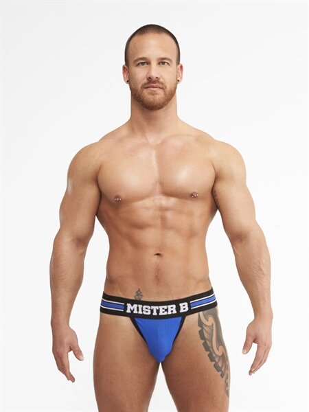 Mister B URBAN Berlin Jockstrap Blue Größe XL