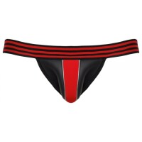 SVEN JOY MENT Rulio Jockstrap Schwarz-Rot Größe S / M