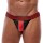 SVEN JOY MENT Rulio Jockstrap Schwarz-Rot Größe S / M