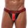 SVEN JOY MENT Rulio Jockstrap Schwarz-Rot Größe L / XL