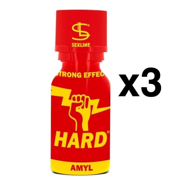 3 x Sexline HARD Amyl zu a´15 ml (*)