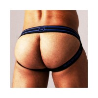 LOCKER GEAR Jockstrap Zipper Schwarz-Blau Größe L