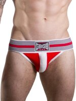 GBGB Dexter Jock Underwear Jockstrap Red/White Größe L