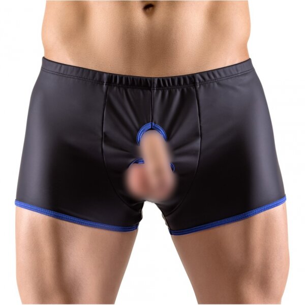 SVEN JOY MENT Offene Boxershorts Joy Ring Schwarz-Blau Größe S