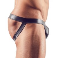 SVEN JOY MENT Jockstrap MUNIX Imitation Vinyl Schwarz Größe XXL