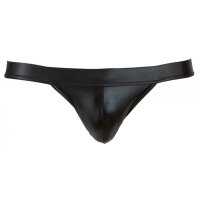 SVEN JOY MENT Jockstrap MUNIX Imitation Vinyl Schwarz Größe XXL