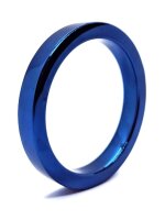 Stainless Steel BlueBoy 8 mm. Flat Body Cock Ring 45 mm.