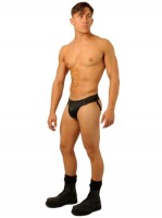 Fist Leather Jock • Black Größe L