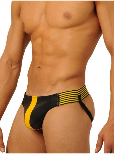 Fist Leather Jock • Yellow Größe XL