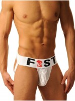 Fist Logo Jock • White Größe M