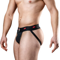 MM Reversible Jockstrap Black + Red Größe S